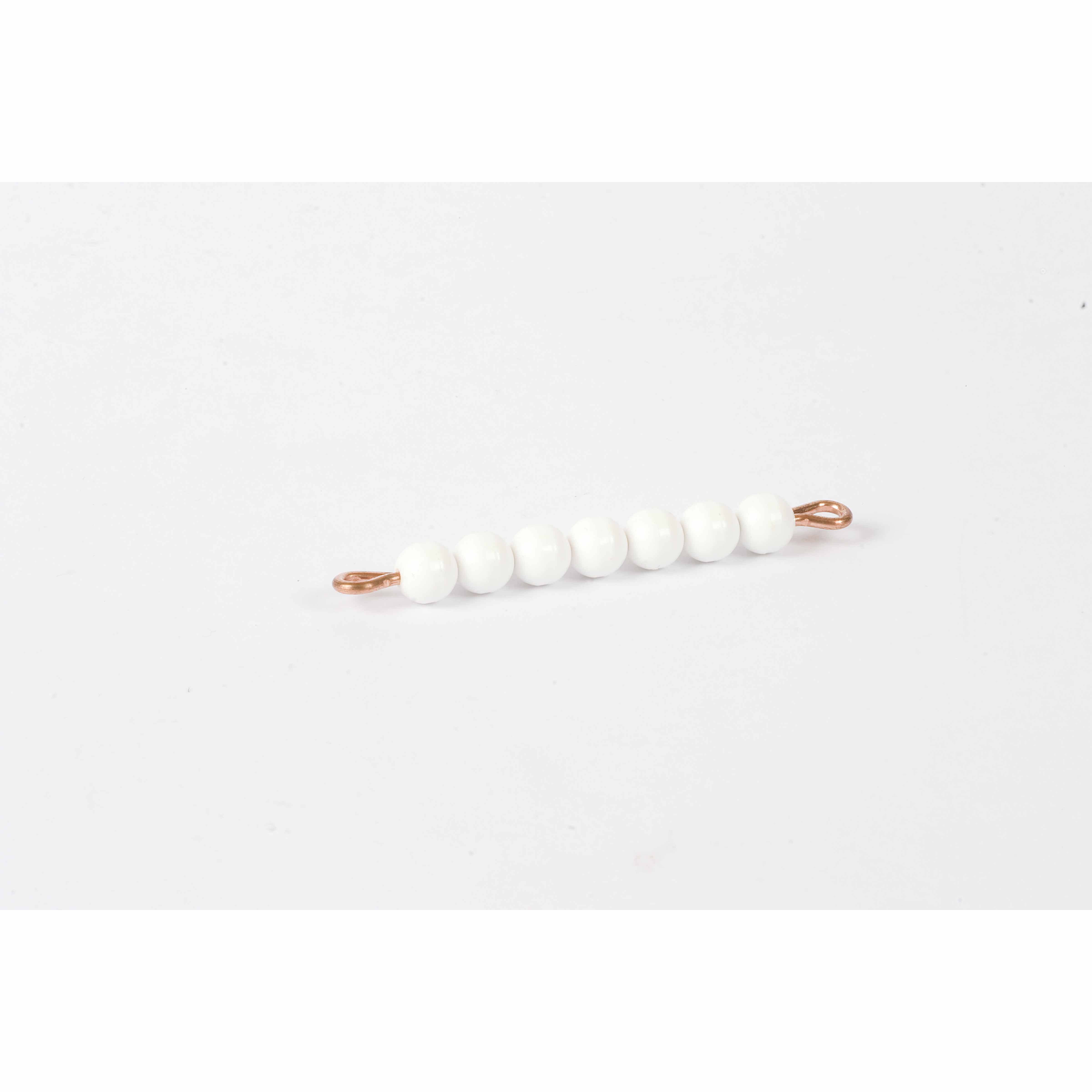 Individual Nylon Bead Bar Of 7: White