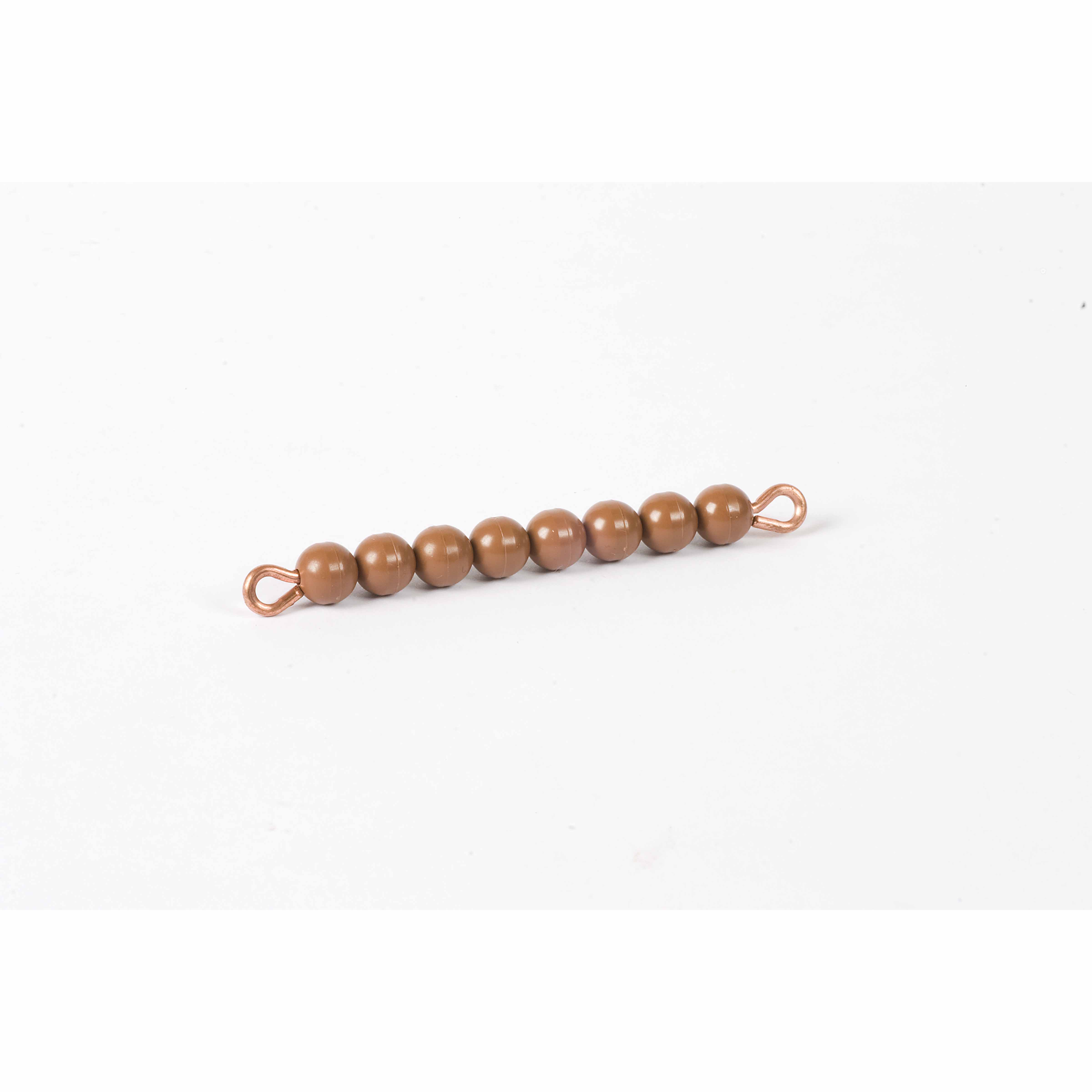 Individual Nylon Bead Bar Of 8: Brown