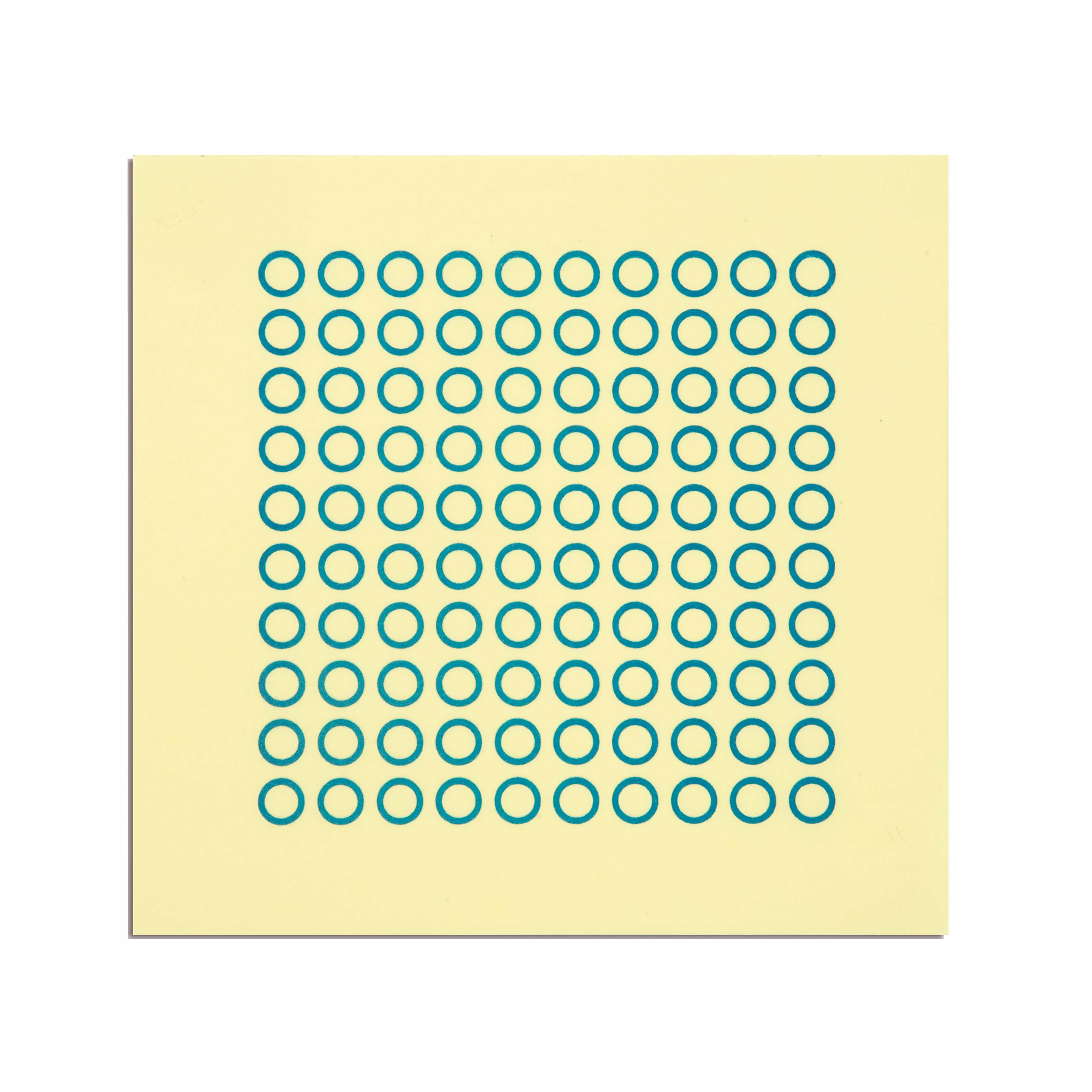 Sheet With 100 Circles