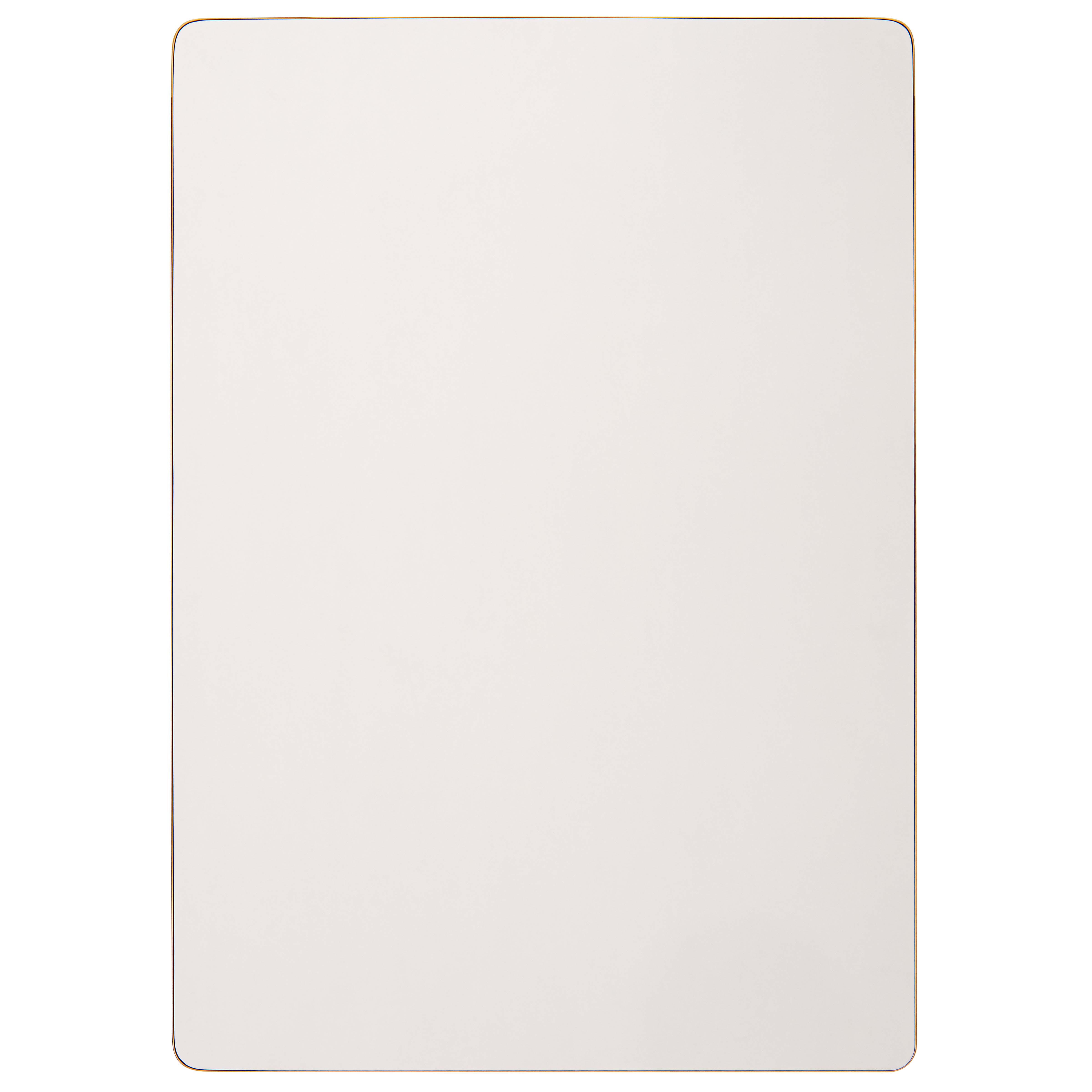 Rectangular Table Top: Milk White - 118 X 64 X 2 cm