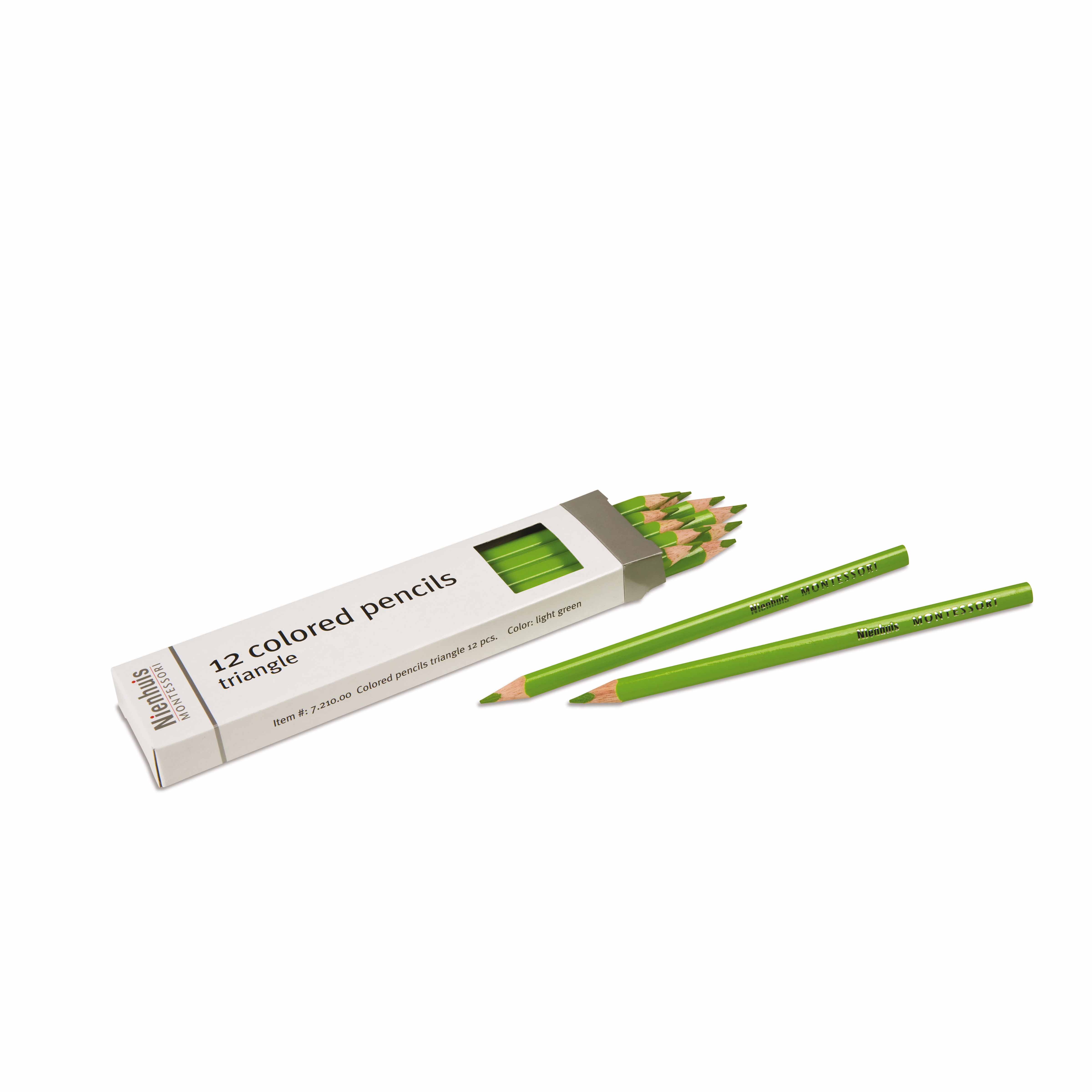 3-Sided Inset Pencils: Light Green