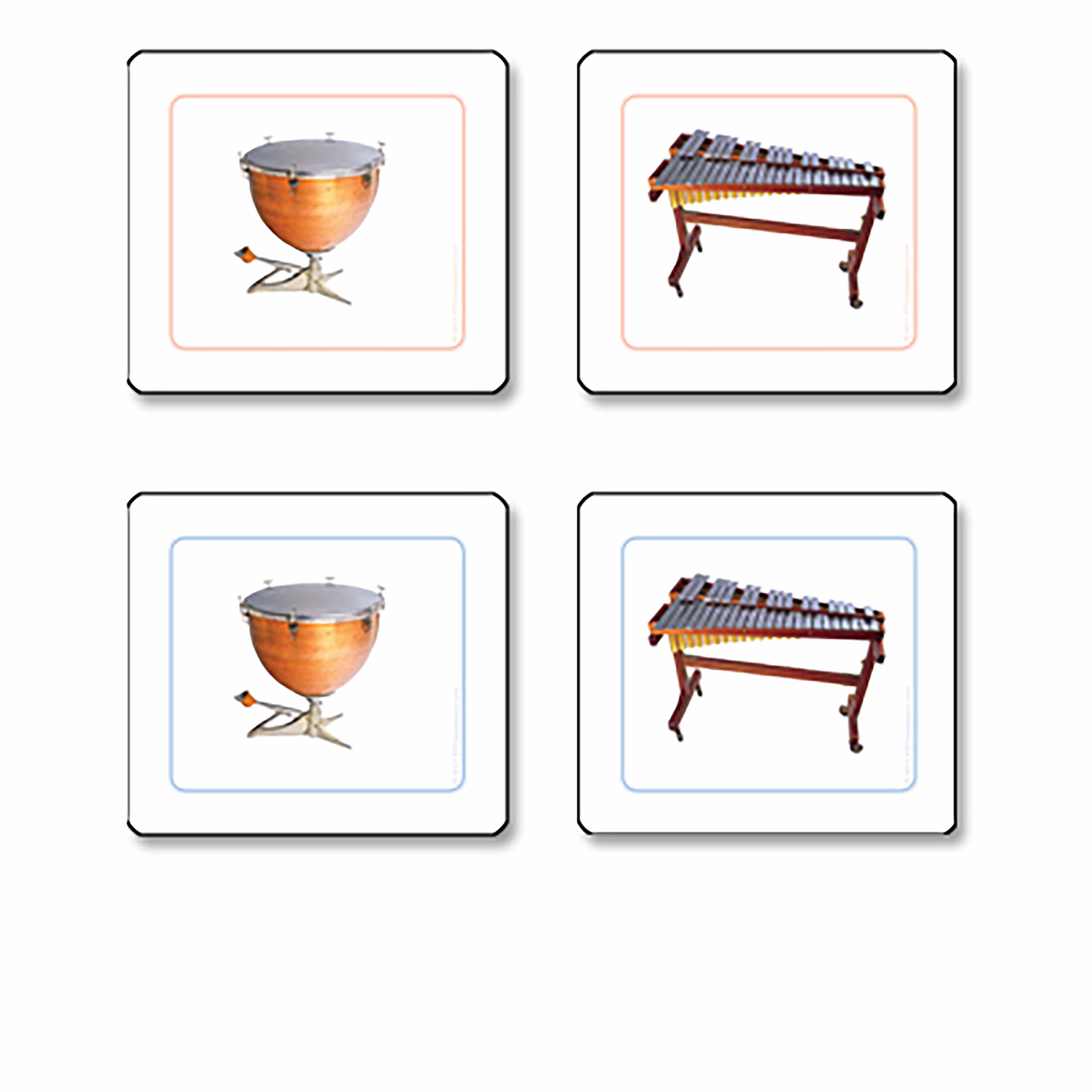 Musical Instruments Matching Cards
