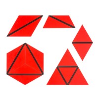Set Of Red Constructive Triangles