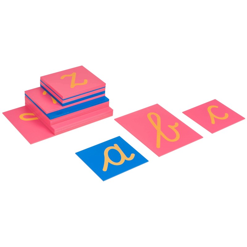 Sandpaper Letters: International Cursive
