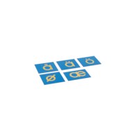 Sandpaper Letters: Nordic Print - Supplement Set