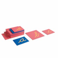 Sandpaper Letters: US Cursive