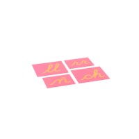 Sandpaper Letters: Spanish Cursive - Supplement Set