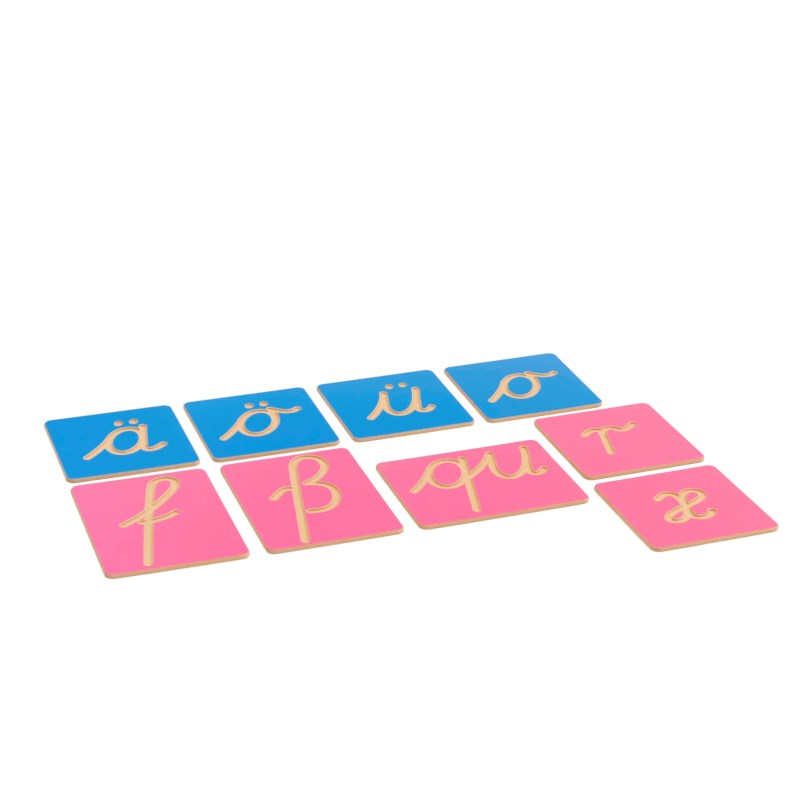 Hollow Letter Shapes: German Supplement Set