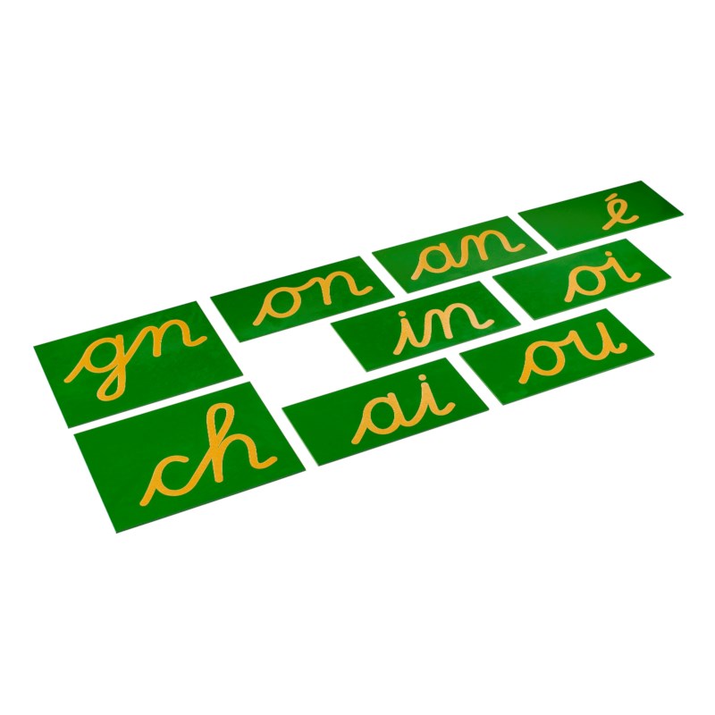 Double Sandpaper Letters: French Cursive