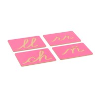 Hollow Letter Shapes: Spanish Cursive - Supplement Set