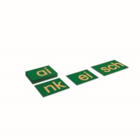 Double Sandpaper Letters: German Print