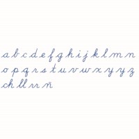 Medium Movable Alphabet: US Cursive – Blue