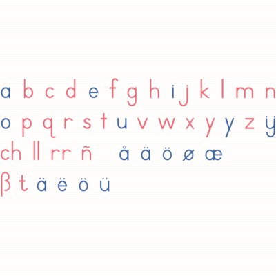 Large Movable Alphabet International Print Heutink International