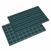 Greenboards With Double Lines And Squares: Set Of 2
