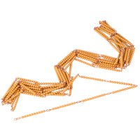 Golden Bead Chain Of 1000: Individual Beads (Nylon)