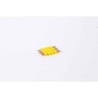 Individual Glass Bead Square Of 4: Yellow