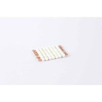 Individual Glass Bead Square Of 7: White
