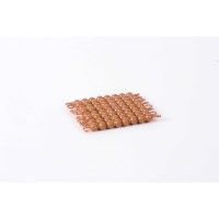 Individual Nylon Bead Square Of 8: Brown