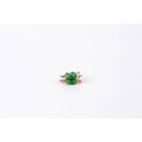 Individual Nylon Bead Cube Of 2: Green