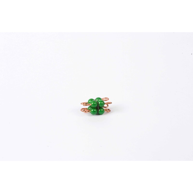 Individual Nylon Bead Cube Of 2: Green