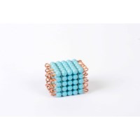 Individual Nylon Bead Cube Of 5: Light Blue