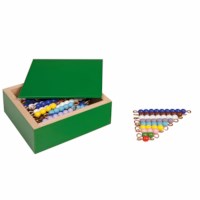 Colored Bead Stairs - 10 Sets: Individual Beads (Glass)