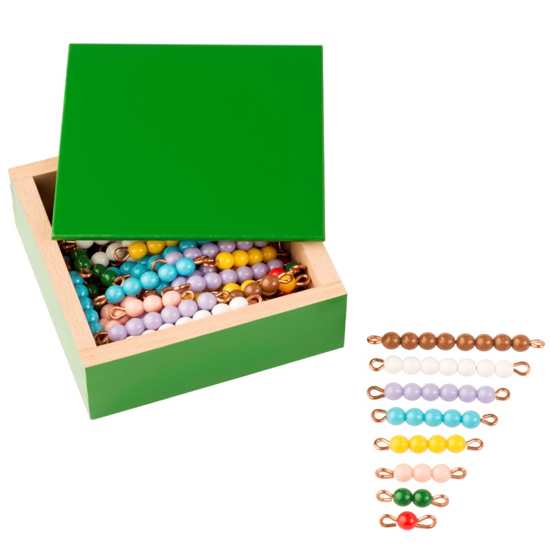 Colored Bead Stairs – 10 Sets: Individual Beads (Nylon)