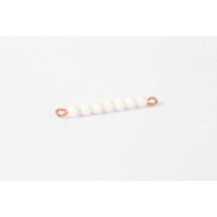 Individual Glass Bead Bar Of 7 : White