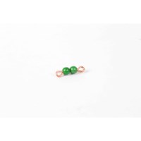 Individual Nylon Bead Bar Of 2 : Green