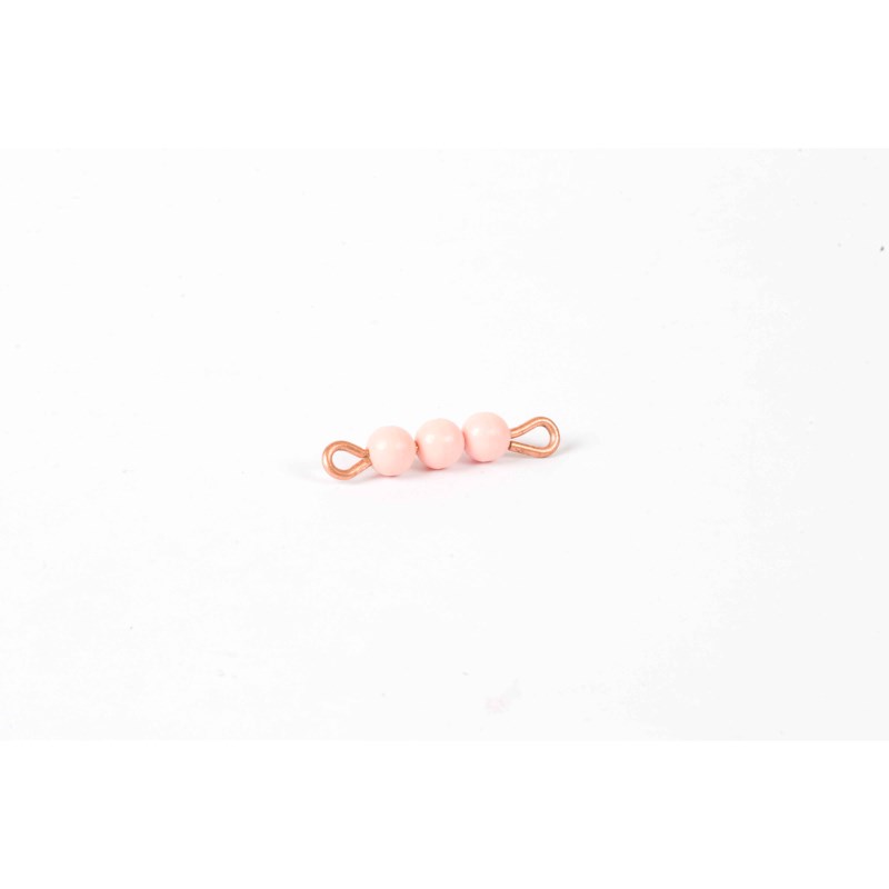 Individual Nylon Bead Bar Of 3 : Pink