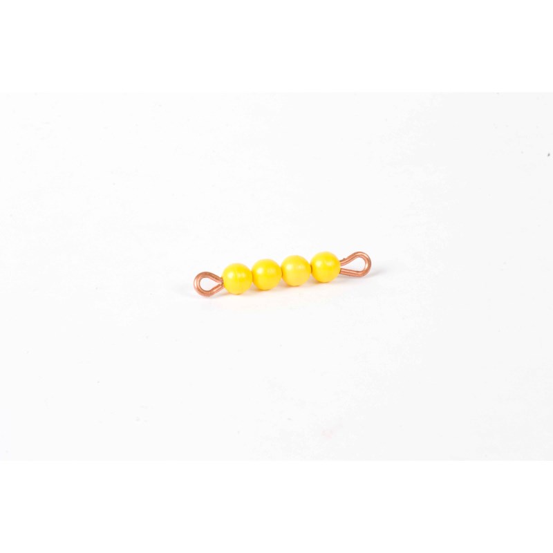 Individual Nylon Bead Bar Of 4 : Yellow