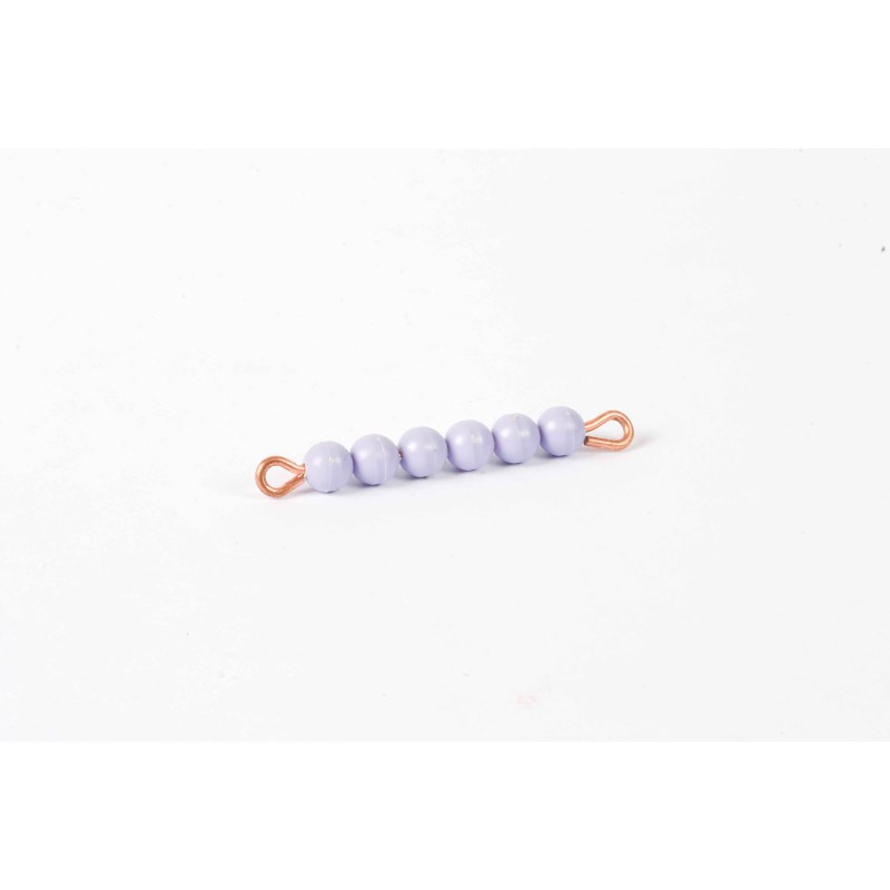 Individual Nylon Bead Bar Of 6 : Purple
