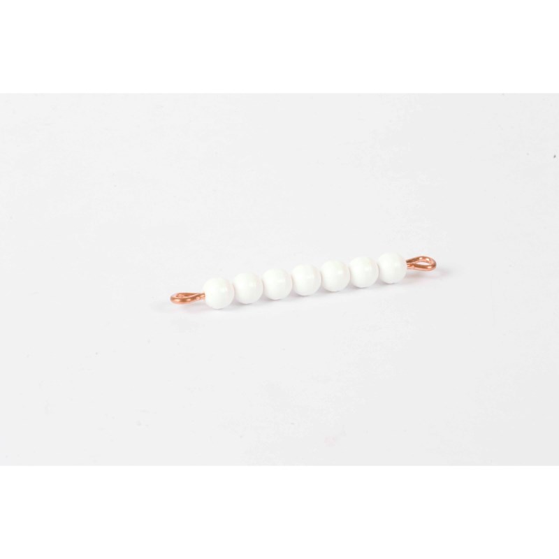 Individual Nylon Bead Bar Of 7 : White