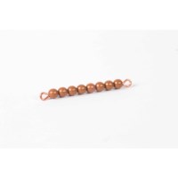 Individual Nylon Bead Bar Of 8 : Brown