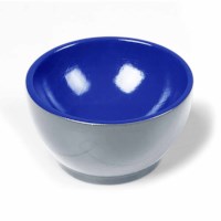 Wooden Cup: Gray / Blue