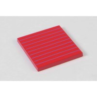 Hierarchy Of Number: Red Tablet 5 x 5 x 0.5