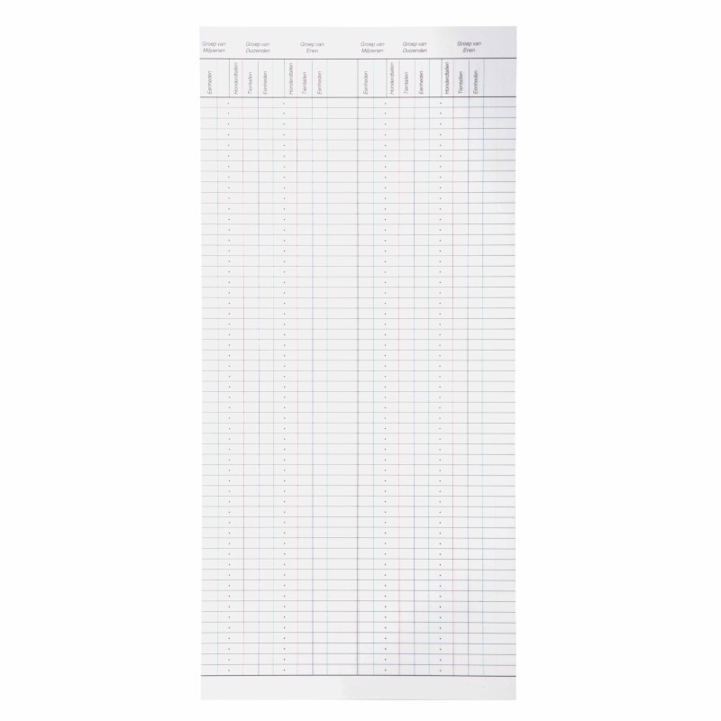 Large Bead Frame Paper (50) (Dutch version)
