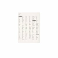 Cabinet Of The World Parts: Set Of Name Stickers