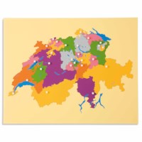Puzzle Map: Switzerland