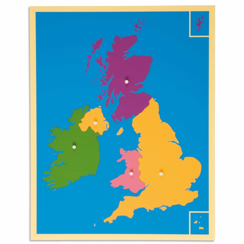 Puzzle Map: The United Kingdom and Ireland