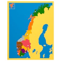 Puzzle Map: Norway