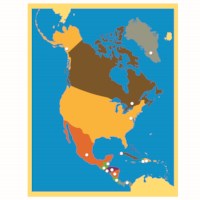 Puzzle Map: North America