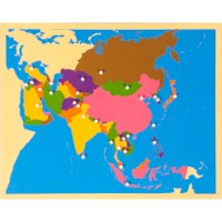 Puzzle Map: Asia