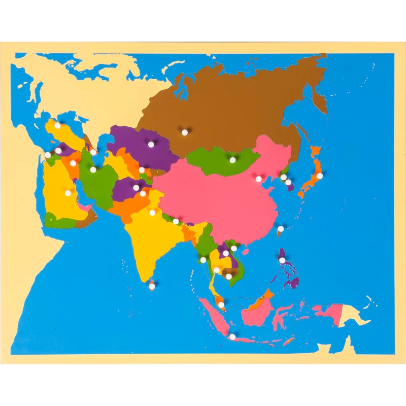 Puzzle Map: Asia