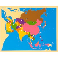 Puzzle Map: Asia
