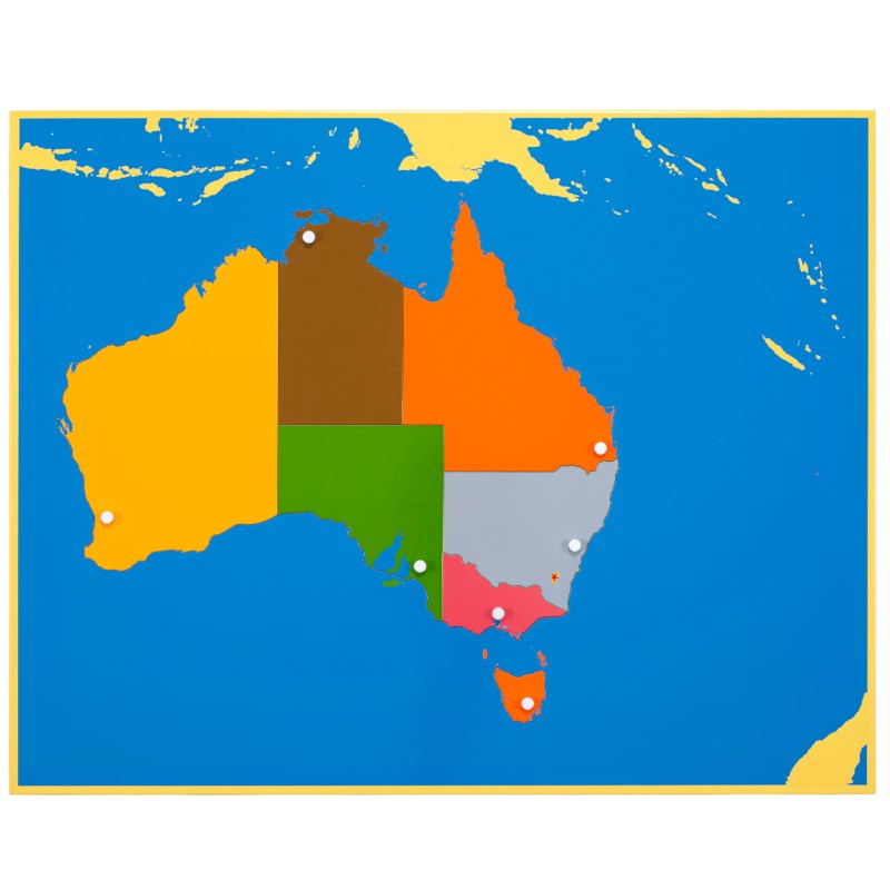 Puzzle Map: Australia