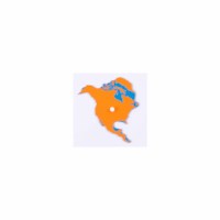 Puzzle Piece Of World Parts: North America