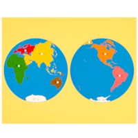 Puzzle Map: World Parts - Asia View