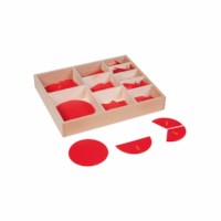 Cut-Out Labeled Fraction Circles