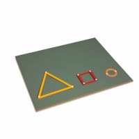 Large Working Board For The Geometric Stick Material